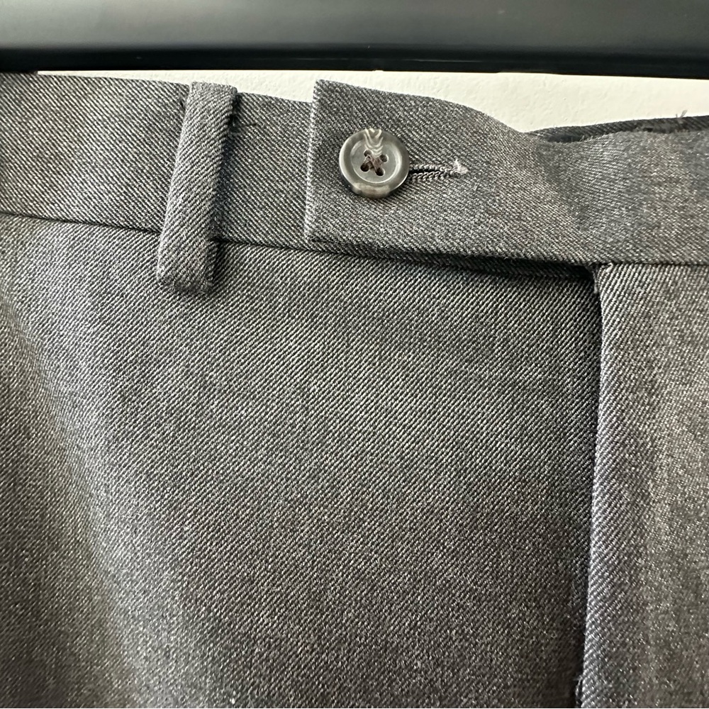 Lauren Ralph Lauren Mens Gray Dress Pants 38X30 Polyester/Rayon - Picture 11 of 14